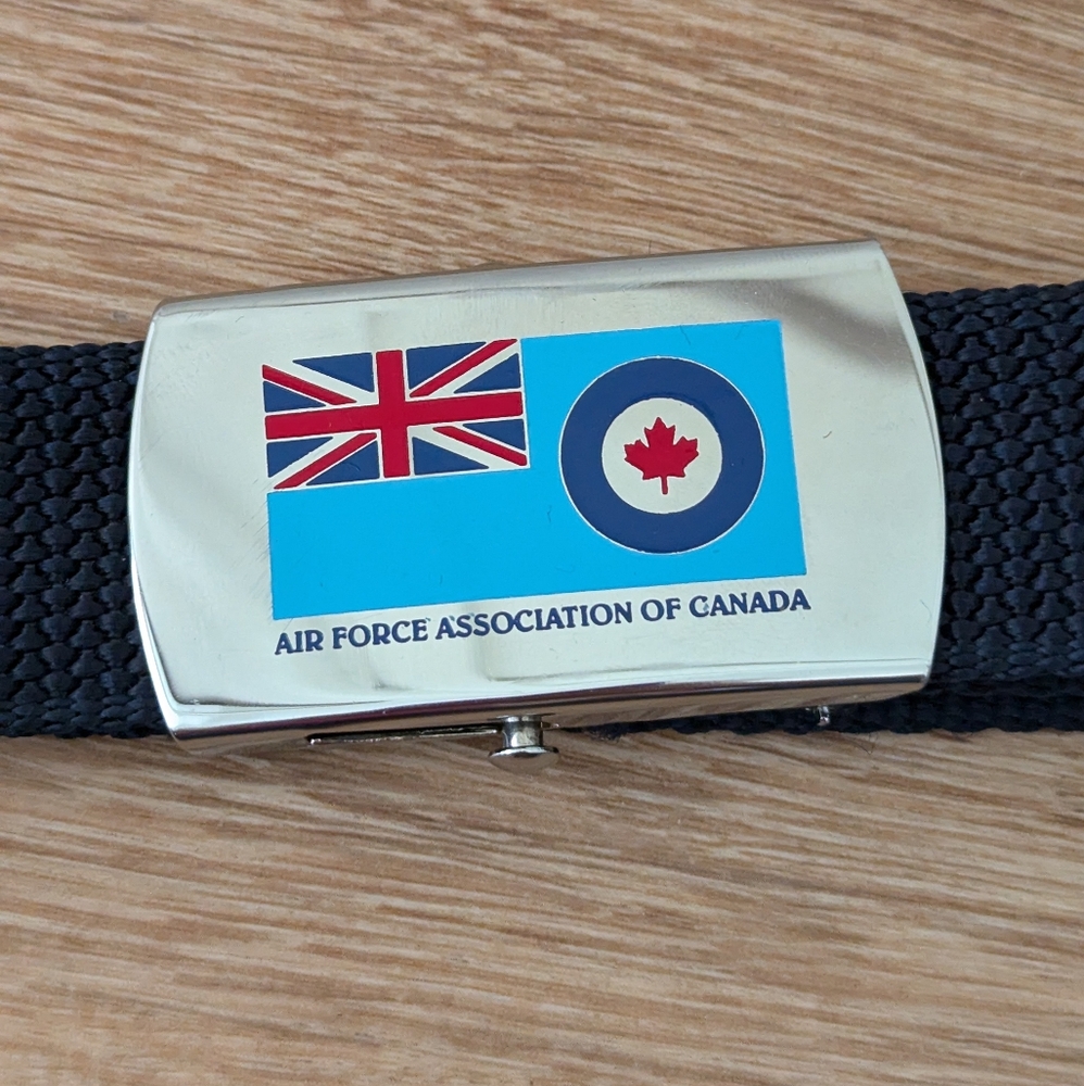 Vintage Air Force Association Of Canada Zippo Belt